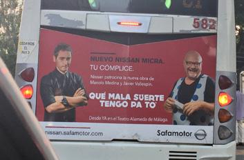 Campaña de Nissan Safamotor MÁS ALLÁ DEL TEATRO La Reina Sofía y los molletes