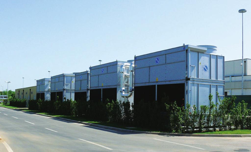 Torres de enfriamiento abiertas y cerradas BAC Ofrecen refrigeración para sistemas de control ambiental en planta, refrigeración por doble pared en compresores de aire, máquinas de moldeo de metales
