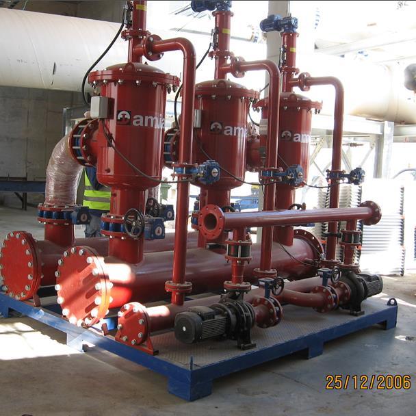 Country Israel Application Flow rate 775 m 3 /h Water source Side stream cooling water Cooling