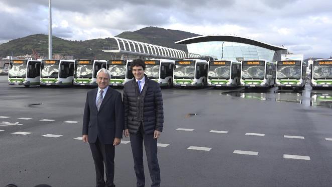 nuevos adquiridos: 34 Inversión en autobuses