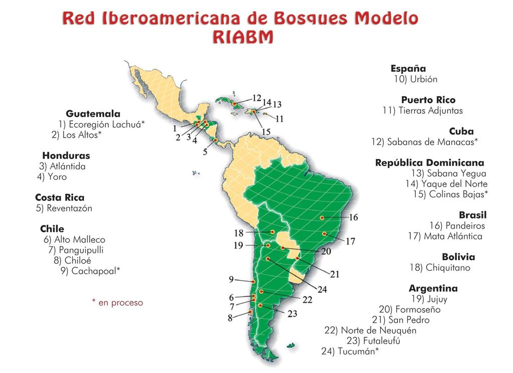 Red Iberoamericana de Bosques Modelo RIABM 12