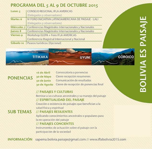 Coordinación Económica: LA PAZ BOLIVIA 2015 Av. 16 de julio Nro. 1490. Edif.