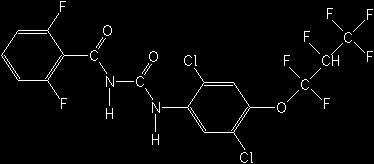 Fórmula empírica Fórmula estructural C17H8Cl2F8N2O3 3. IDENTIFICACIÓN DE PELIGROS 3.1 Peligros para la salud de las personas Producto tóxico en caso de ingestión.