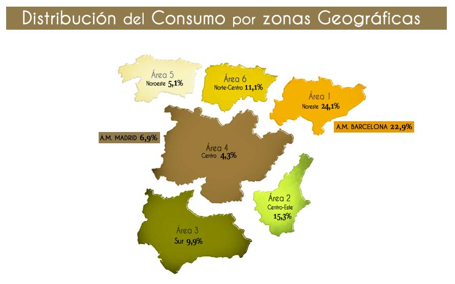 12.- Distribución del Consumo (Mercado Interior) Hogares 81 % Hostelería y Restauración 19 % Porcentaje de hogares españoles que han comprado cava durante el año.