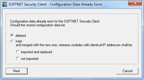 SOFTNET Security Client 8.5 Configuración y edición de túneles Establecimiento de conexiones de túnel 1.