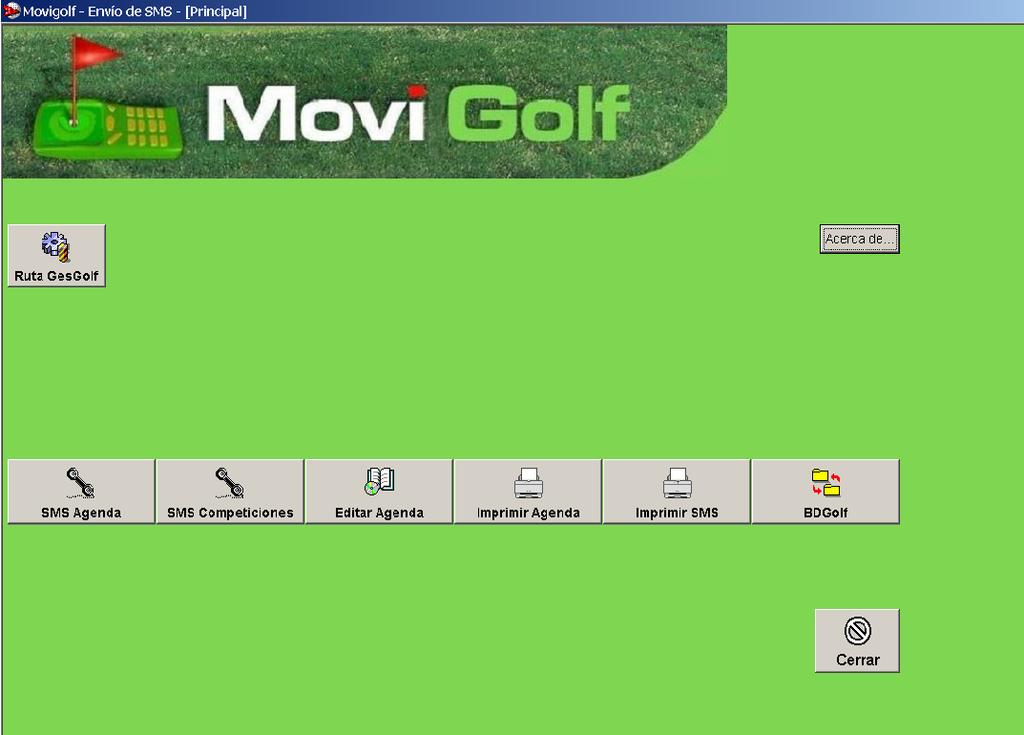 Si existen actualizaciones nuevas del software de Movigolf, el sistema nos avisará y automáticamente se actualizará con la última versión. 3.