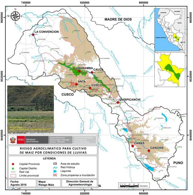 IV. ANALISIS AGROMETEOROLOGICO En la cuenca del río Urubamba, en el presente trimestre (setiembre a noviembre 2016) los