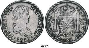 Guatemala. M. 8 reales. (Cal. 464). Escasa. MBC-. Est. 125.
