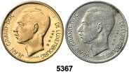 150................................................ 90, F 5367 1971. Juan. 5 francos. (Kr. E82, E83 y E84).