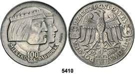 ...................... 18, 5405 1818. Alejandro I, zar de Rusia. Varsovia. 1 zloty. (Kr. 98). BC+/MBC-. Est. 30........ 20, 5406 1932. 10 zlotych. (Kr. 22).