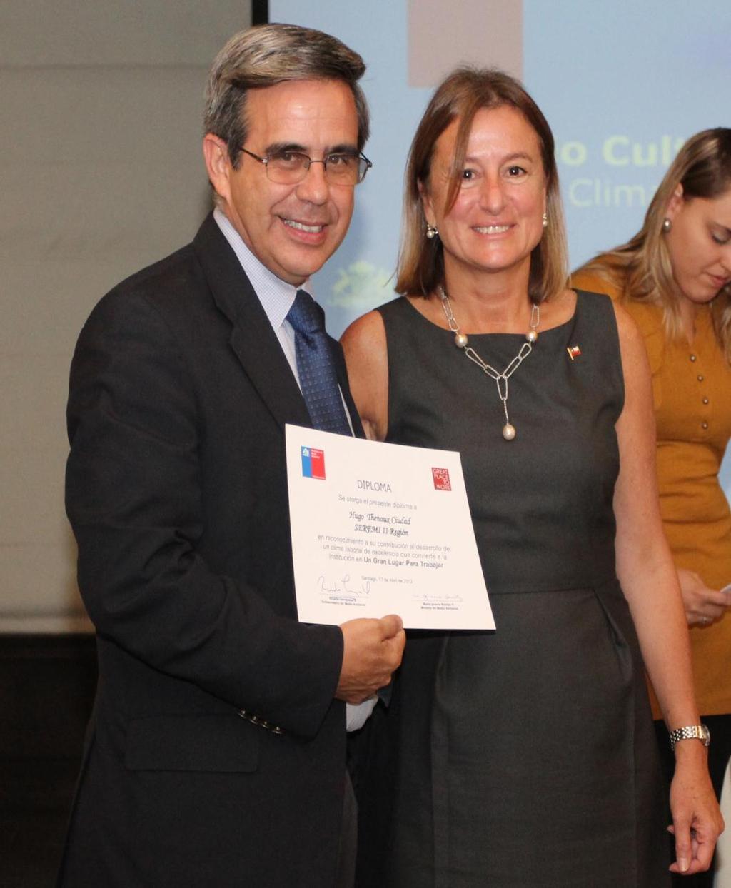 Gestión de las Personas El 2012 la SEREMI de Antofagasta fue reconocida a nivel ministerial por ser una