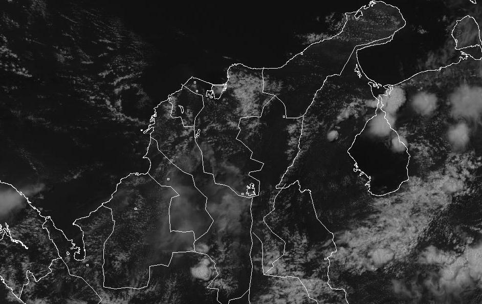 Las lluvias continuarán debido al paso de una nueva onda tropical del Este que se ubica a lo largo de 63 W (al oeste de Venezuela), se espera que llegue al norte del territorio nacional en la noche