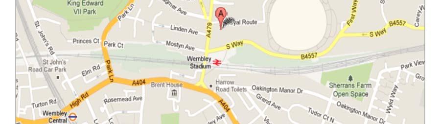 todos los hoteles (10-15 minutos a pie) El Holiday Inn London Wembley está