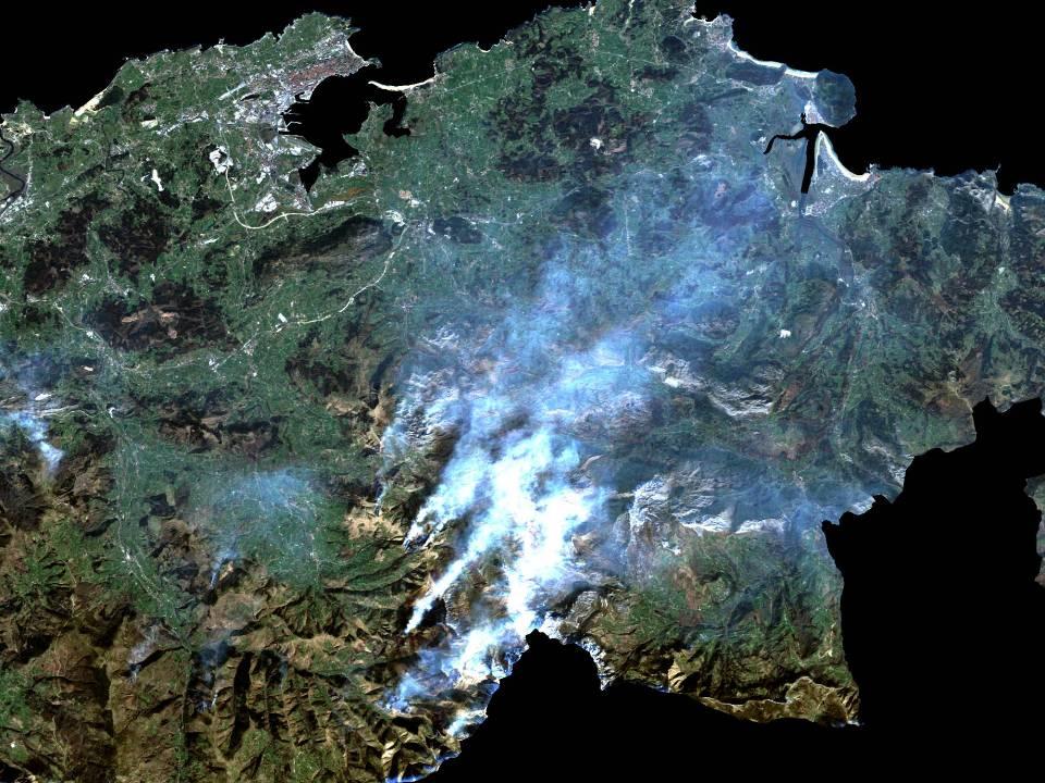 Imagen satélite Landsat 9 de