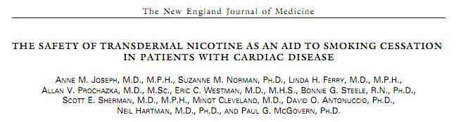 Assaig Clínic randomitzat doble cec (2 branques: TSN Placebo) N= 584 Estudi multicèntric (10 Veterans Affairs medical centers) Criteris inclusió: edat 45 anys, fumadors 15 cig/dia, 2 setm.