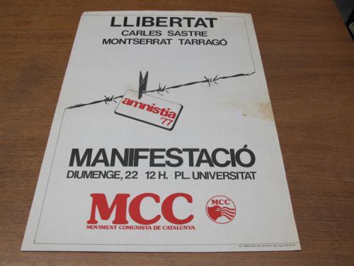 Manifestació (1985 : Barcelona) Llibertat Carles Sastre