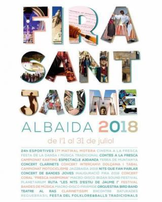 Fira Sant Jaume 2018 en Albaida Fira Sant Jaume en Albaida. Vívela Del 1 al 31 de julio.