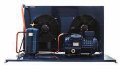 Descripción Unidades condensadoras semiherméticas "AU" La serie de unidades condensadoras ha sido proyectada para garantizar óptimas prestaciones, dimensiones reducidas y baja rumorosidad.