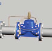 La válvula será operada por una válvula piloto de reducción de presión diferencial para controlar el flujo de la válvula de control, independientemente de las variaciones de presión.