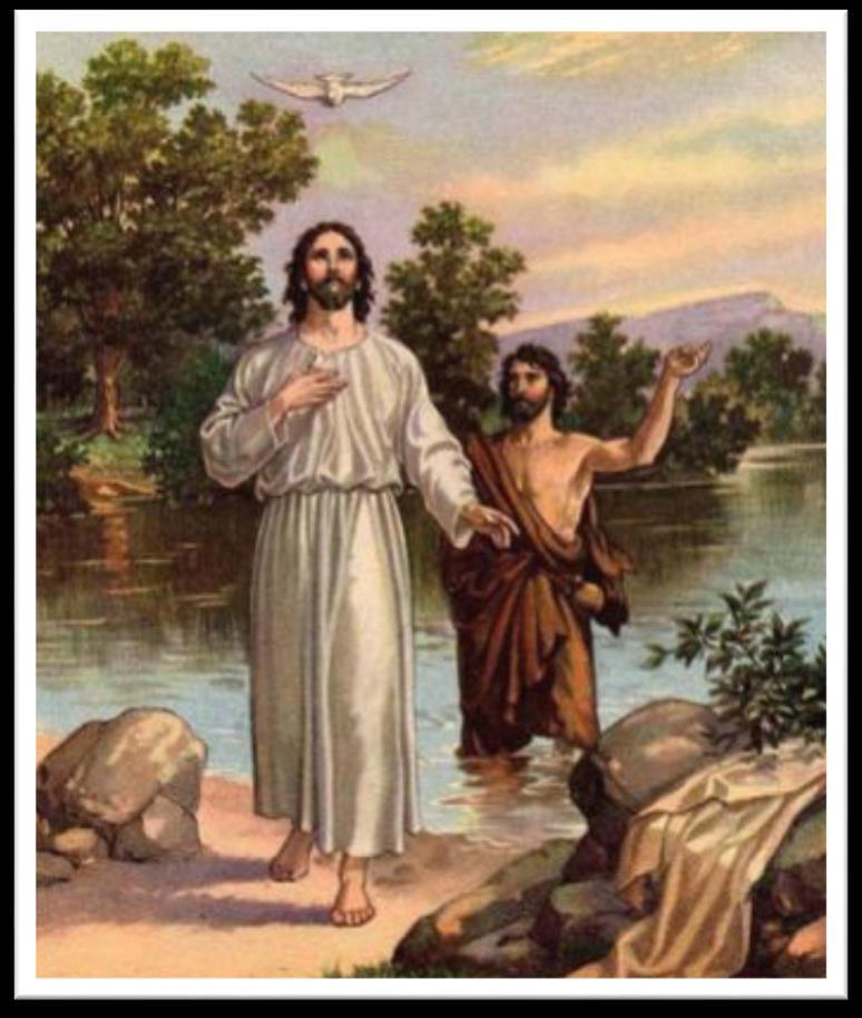Entonces aparece Jesús, que viene de Galilea al Jordán donde Juan, para ser bautizado por él.