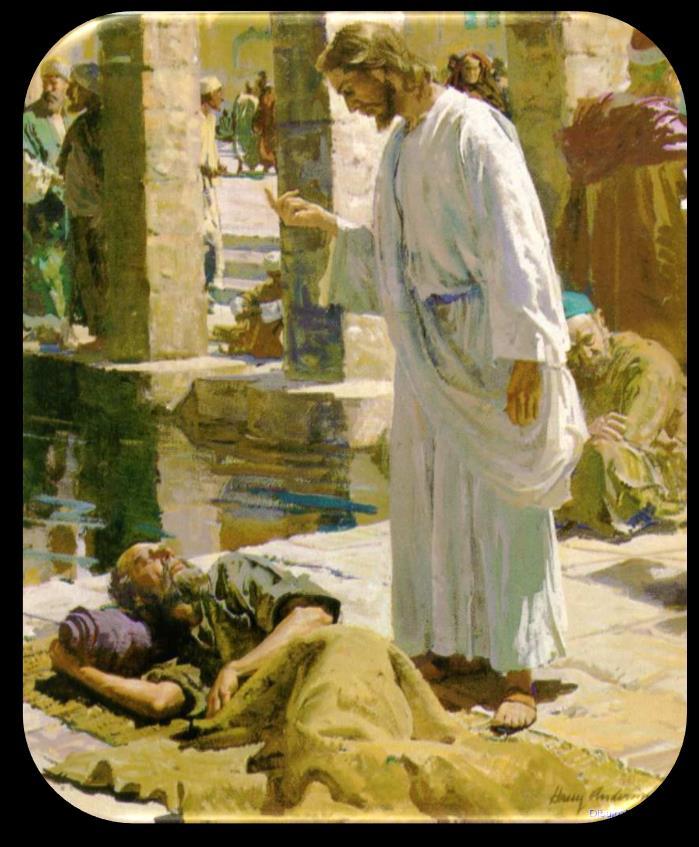Viendo Jesús la fe de ellos, dijo al paralítico: Animo!, hijo, tus pecados te son perdonados.