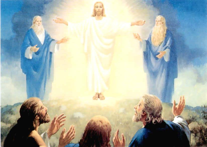 Cuarto Misterio Luminoso del Santísimo Rosario La Transfiguración de Jesús.