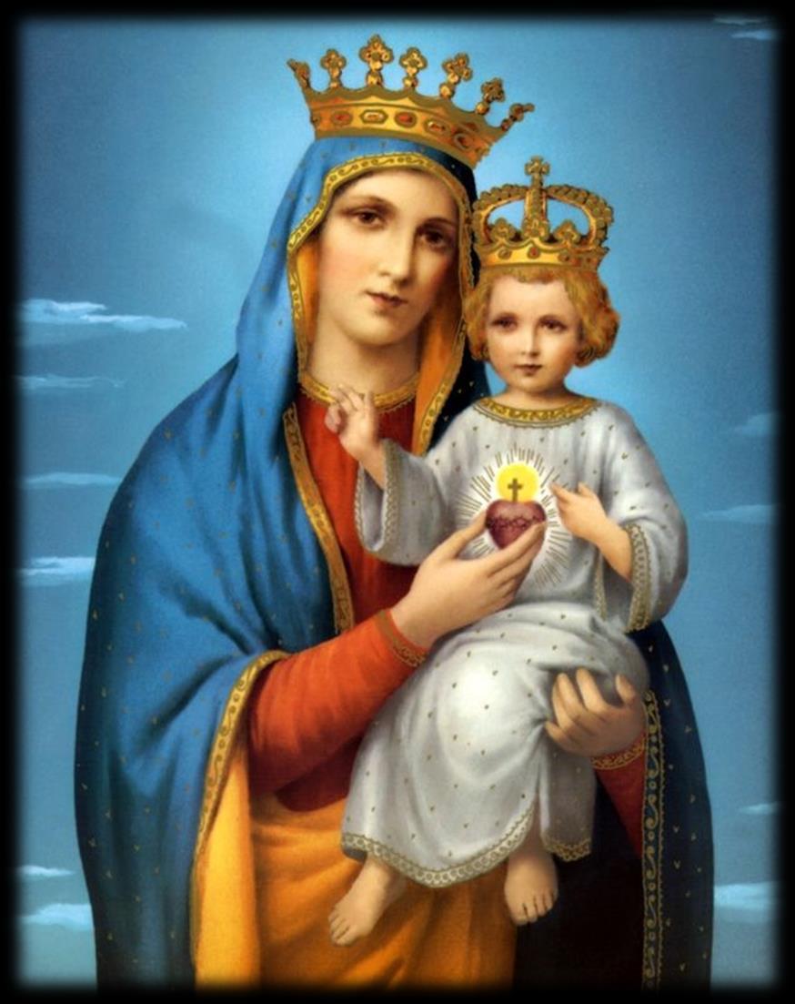 Dios te salve María, Esposa del Espíritu Santo, la más amable, alcánzanos la virtud de la caridad, llena eres de gracia; el Señor es contigo; bendita Tú
