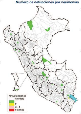 17 per 10,000 population): Amazonas, Arequipa, Cusco, Lima, Loreto, Madre de Dios, Pasco, San Martin, Tumbes and Ucayali.
