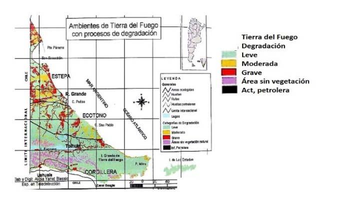 Erosión La compilación de mapas de erosión de las tres provincias indican que 9 M ha (18%) afectadas por erosión hídrica o hídrica-eólica.