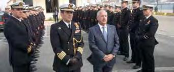 Ceuta port authority and the training vessel Juan