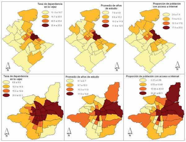 ECLAC Latin America and the Caribbean. Demographic Observatory No. 8 Urbanization Prospects of improvements in certain critical areas (Cecchini, Rodríguez and Simioni, 2006).