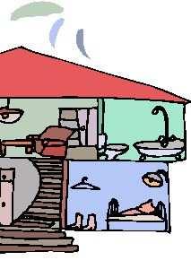 3. Presión de agua en el hogar El agua entra a un chalet hipotecado por un tubo de 2,0 cm de diámetro interior a una presión absoluta de 4,0 10 5 Pa.
