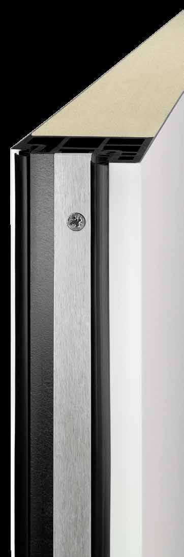 PROGRAMA Puerta de entrada de acero / aluminio Thermo65 Gracias a la vista interior en toda la superficie, las puertas Thermo65 de la más alta calidad armonizan perfectamente con las puertas de