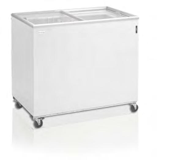 Congeladores frigoríficos IC SC Tapa corredera IC 300 SC P CARACTERÍSTICAS PRINCIPALES Espesor de pared de 60 mm, que reduce de manera considerable el consumo energético.