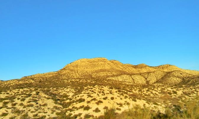 Areniscas del Estampiense, Oligoceno, Terciario, en Les Borges