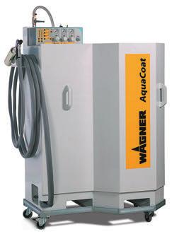 161 AquaCoat Sistema electrostático manual - lacas basadas en agua Para el procesamiento electrostático de lacas basadas en agua.