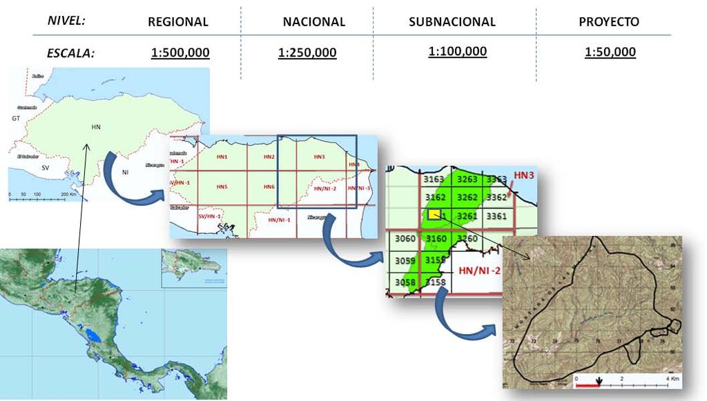 Insumos para el diseño e implementación de un Sistema Nacional de Monitoreo de Bosques en el contexto de REDD: Honduras.