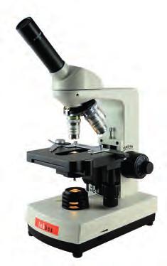 microscopios y estereomicroscopios Microscopio biológico LBX serie 100 LD Cabezal monocular o binocular inclinado 45º y giratorio 360º. Ocular gran campo WF10X/18 mm.