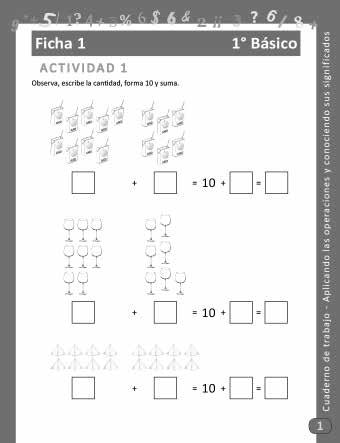 Explique a sus estudiantes que representado de esta manera es más fácil sumar, pues es 0 más una cierta cantidad de cubos que pueden contar rápidamente, en este caso 9.