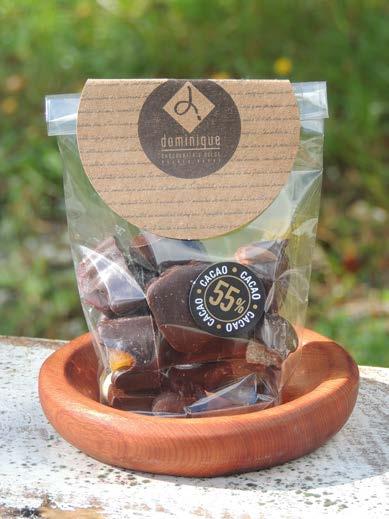 cacao) Empaque: Bolsa tranparente con cinta y