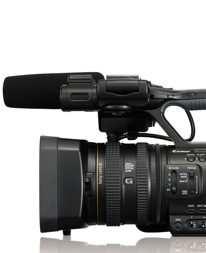 Introducción Debut del primer camcorder NXCAM HXR-NX5N que anuncia nuevos estándares en creación de contenidos El nuevo camcorder HXR-NX5N es el primer producto de la generación NXCAM de Sony, y una