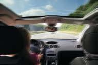 Grabar desde el interior de un vehículo en movimiento es otra aplicación útil de la característica Active SteadyShot.
