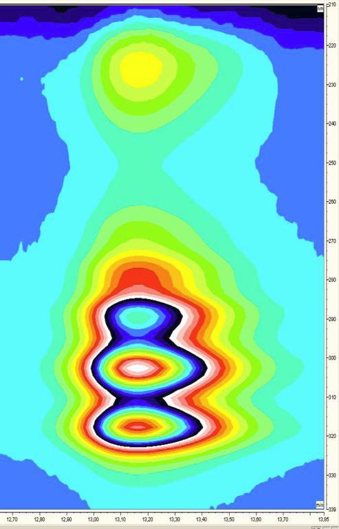 Fig. 3 Espectros 3D-DAD de la natamicina Fig. 4 Espectros DAD de la natamicina 2.2.7 Cálculo y expresión de los resultados Se prepara una curva de calibrado con las soluciones patrón (2.2.3.3.2) utilizando los cromatogramas medidos a 304 nm.