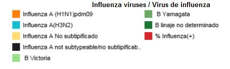 En México, se ha reportado contados casos de IRAG positivos para influenza y la actividad permanece a niveles inter-estacionales.