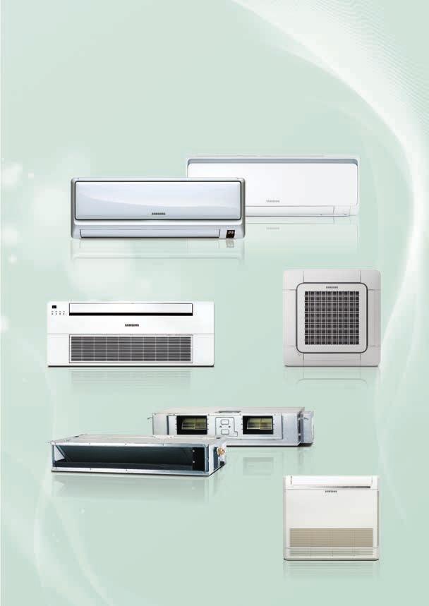 Unidades interiores Existen distintos tipos de unidades interiores para los climatizadores Free Joint Multi de Samsung.