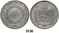 Brasil BRASIL F 5136 1859. Pedro II. 500 reis. (Kr. 464). EBC+. Est. 50.......................... 35, F 5137 1810. Juan, príncipe regente.