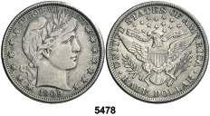 Estados Unidos ESTADOS UNIDOS F 5478 1909. Filadelfia. 1/2 dólar. (Kr. 116). MBC-. Est. 30......................... 18, 5479 1909. O (Nueva Orleans). 1/2 dólar. (Kr. 116). BC. Est. 15.