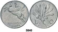 5 (dos), 50 céntimos (dos), 1, 2 (tres) y 10 liras (dos). Lote de 10 monedas en distintos metales. A examinar. MBC-/EBC-. Est. 50..................... 30, JAMAICA 5845 1982.