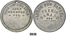Medalla en plata. Inauguración del Mercado de Miraflores. 22 de Abril de 1906. S/C. Est. 50................................................. 30, Mayo 2013 237
