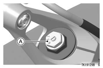Tubo interior Ajuste de la precarga del muelle El regulador de precarga del muelle se encuentra ubicado en el extremo